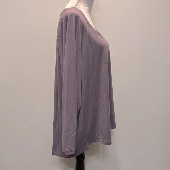 Athleta Stratus ll top purple long sleeve tshirt NWT - Picture 5 of 9